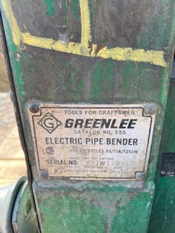 Pipe Bender, Electric